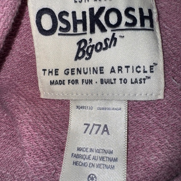 Oshkosh B’gosh Girls Purple Striped Sweater NWT - Picture 4 of 7
